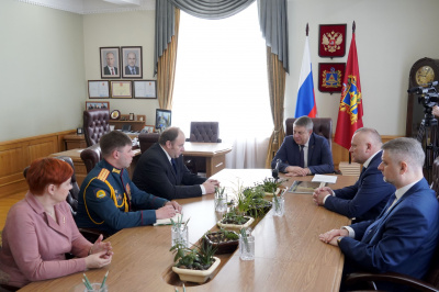 В Правительстве Брянской области состоялось представление начальника военного учебного центра БГИТУ