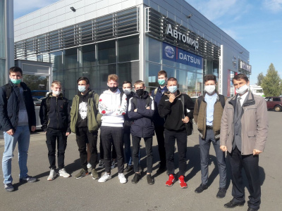 Экскурсия студентов БГИТУ в дилерский центр «Hyundai» Брянск