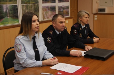 Встреча представителей Управления МВД России по Брянской области со студентами БГИТУ